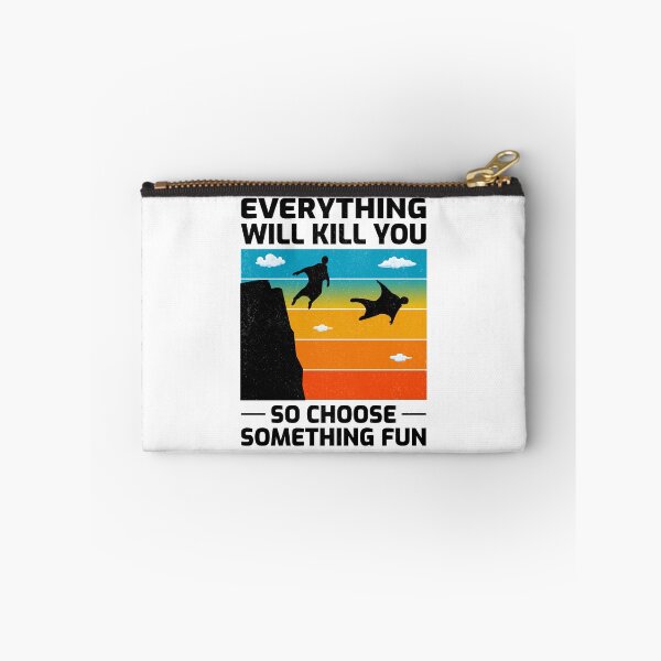 Item preview, Wingsuit flying Base Jumping Skydiving designed and sold by TastefulTees.