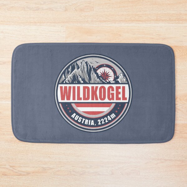 Item preview, Wildkogel Austria Flag Mountain Hiking Design designed and sold by CynthiaGraphics.