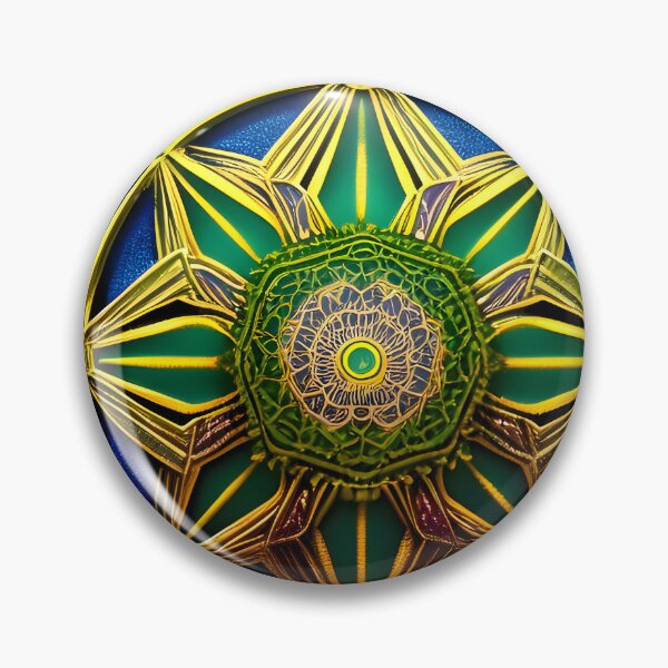 Artikelvorschau, Grün gold Mandala entworfen und verkauft von Illium21.