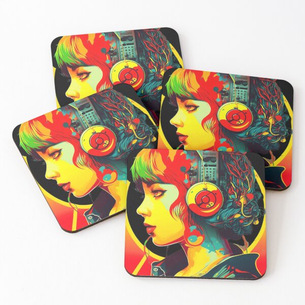 Item preview, BeautIful Audio Cyberpunk Girl designed and sold by Artificial-i-23.