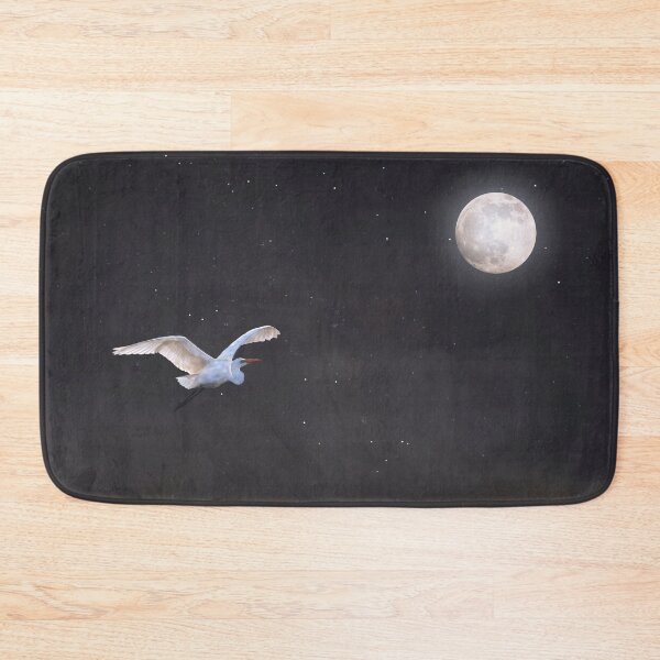 Item preview, Egret at Night 3 designed and sold by KRFNatureGifts.