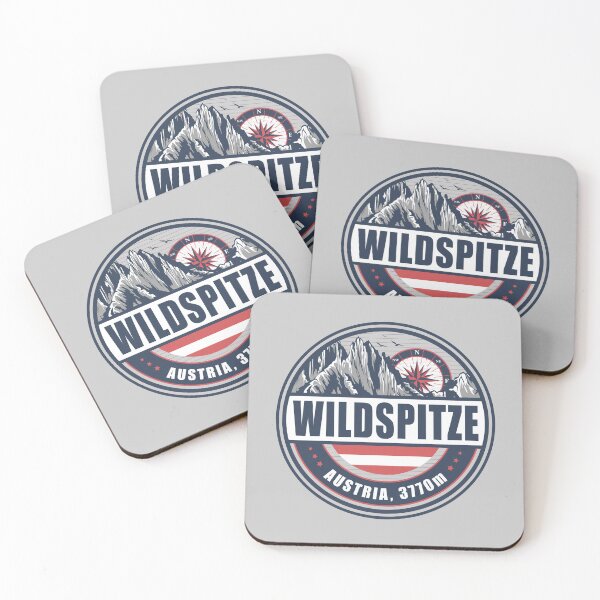 Item preview, Wildspitze Austria Flag Mountain Hiking Design designed and sold by CynthiaGraphics.