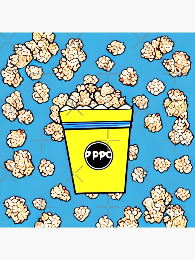 Disover Popcorn Kingdom - Popcorn Panic - Popcorn Party Premium Matte Vertical Poster