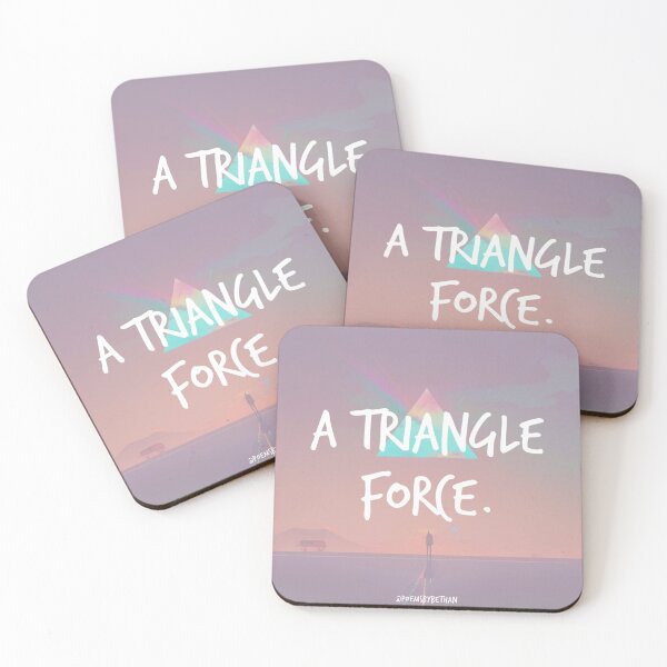 Item preview, a triangle force. designed and sold by Bethan Rose Studio.