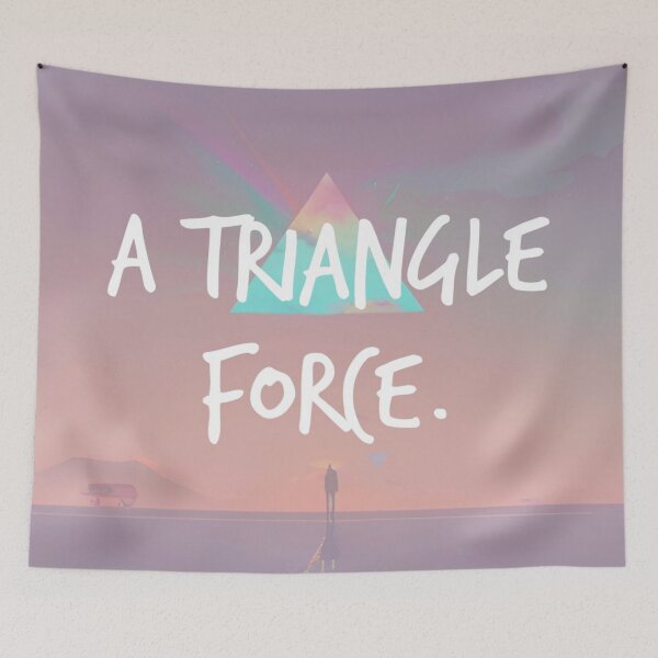 Item preview, a triangle force. designed and sold by Bethan Rose Studio.