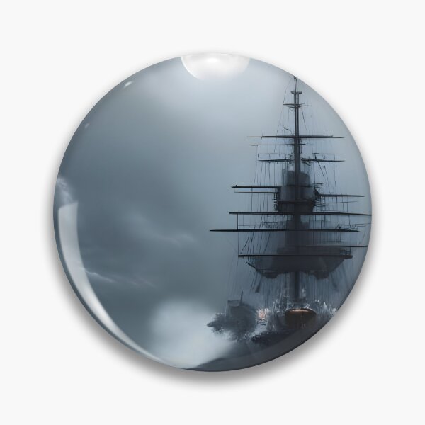 Item preview, Ship in the storm at full moon designed and sold by Djantrix.