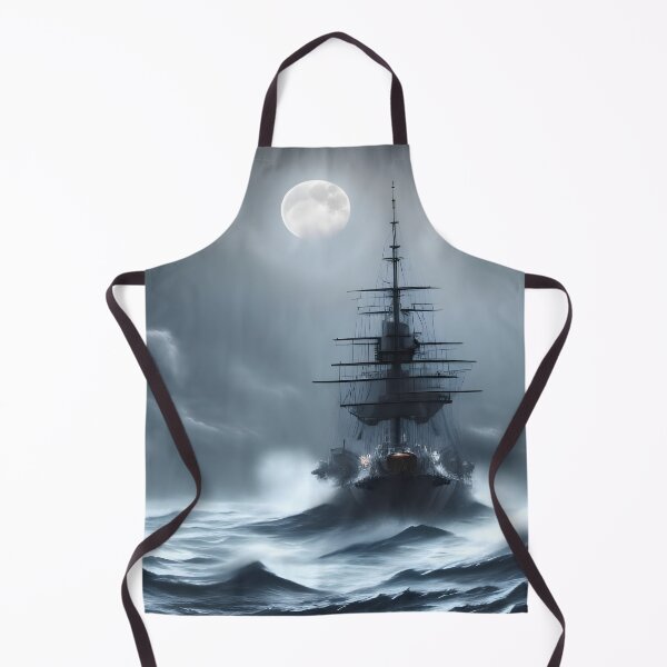 Item preview, Ship in the storm at full moon designed and sold by Djantrix.