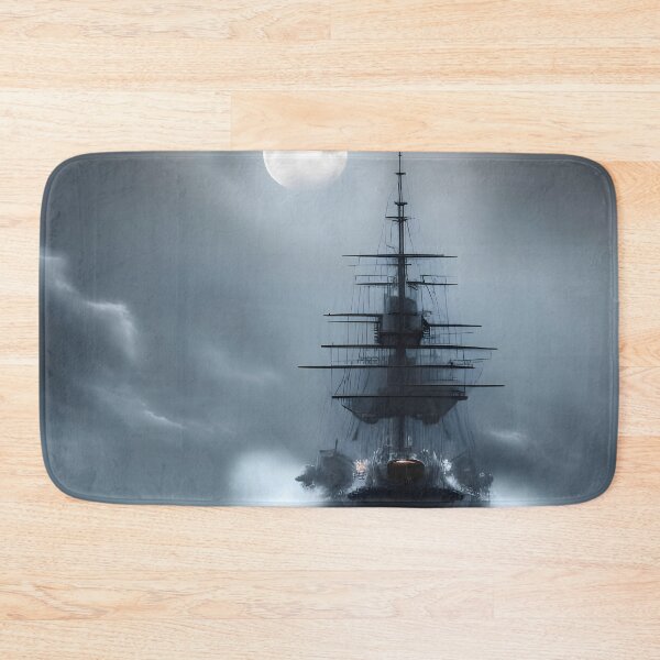 Item preview, Ship in the storm at full moon designed and sold by Djantrix.