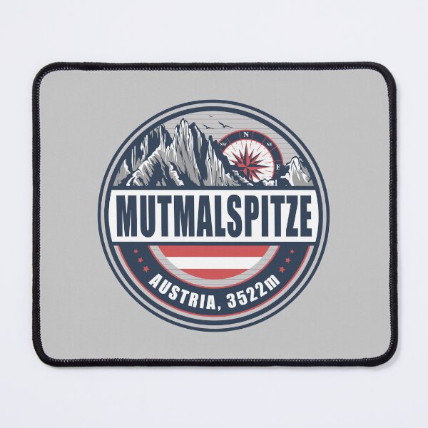 Item preview, Mutmalspitze Austria Flag Mountain Hiking Design designed and sold by CynthiaGraphics.