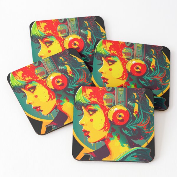 Item preview, BeautIful Audio Cyberpunk Girl designed and sold by Artificial-i-23.