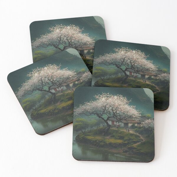 Item preview, Beautiful landscape countryside artwork in spring 17 designed and sold by jetaiart.