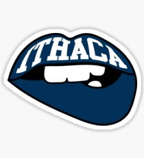 Ithaca Varsity Lips Sticker