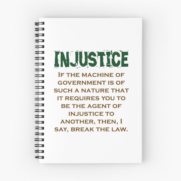 Item preview, If The Machine Of Government - Injustice Quote designed and sold by CrankyOldDude.