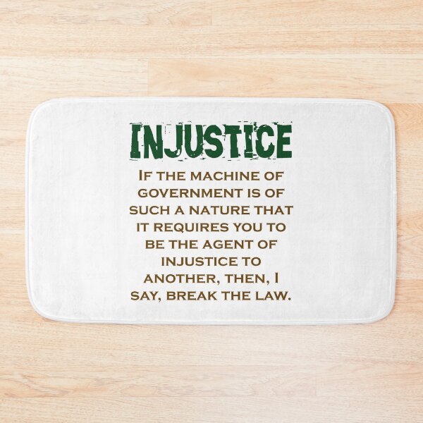 Item preview, If The Machine Of Government - Injustice Quote designed and sold by CrankyOldDude.