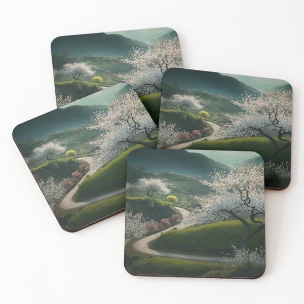 Item preview, Beautiful landscape countryside artwork in spring 18 designed and sold by jetaiart.