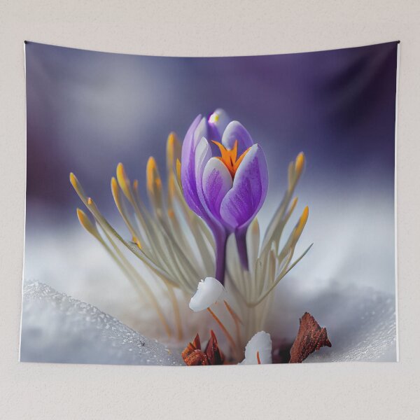 Item preview, Purple Flower in the Snow designed and sold by FireScreen.
