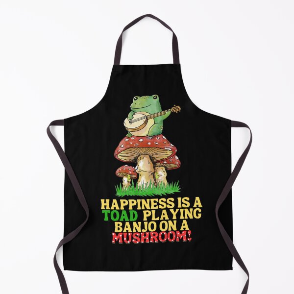 Item preview, Happiness is a toad playing banjo on a Mushroom! designed and sold by Dalipoe.