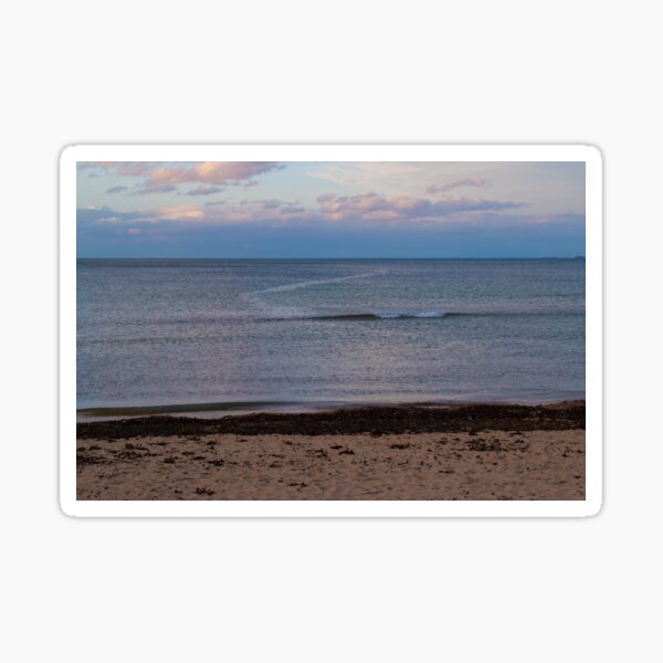 The Beach at Dusk Sticker