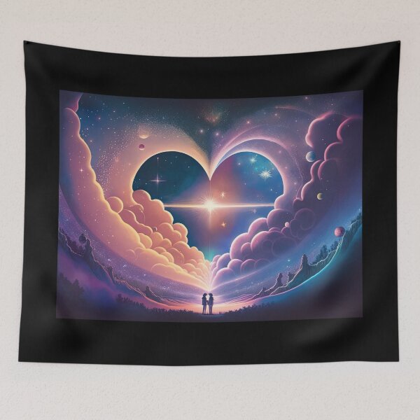 Item preview, Star Lovers - A Mystical Romance Written in the Stars  - Original Artwork designed and sold by CloudofKnowing.