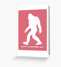 Yeti Valentine Greeting Card