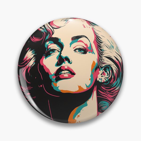 Item preview, Marilyn Monroe Manga Comic Style - AI art.  designed and sold by NewVersionArt.