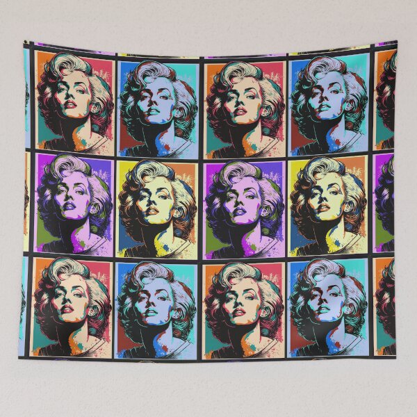 Item preview, Marilyn Monroe Manga Comic Style - AI art.  designed and sold by NewVersionArt.