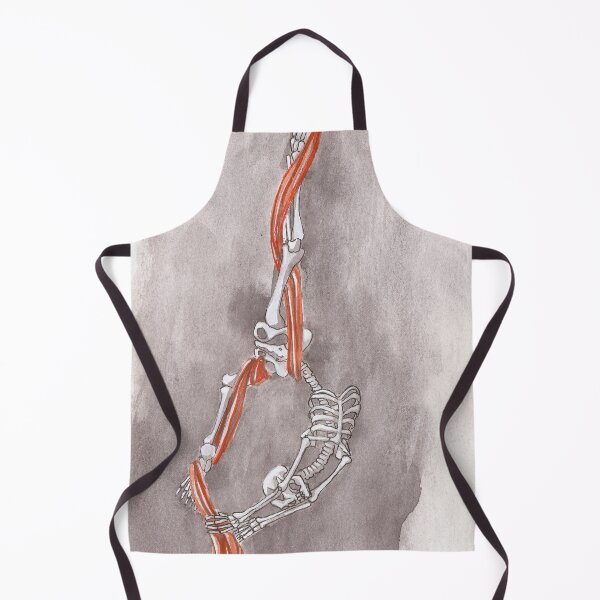 Item preview, Skeleton doing Aerial Silks designed and sold by lysswhitart.