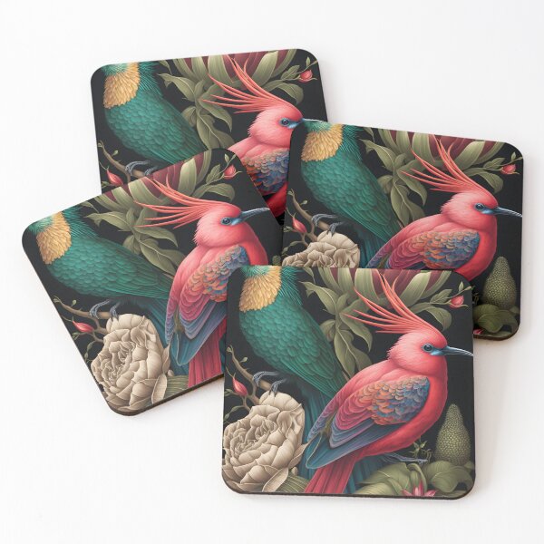 Item preview, Botanical Art, Boho Exotica, Nature garden and birds designed and sold by MonkStudio.