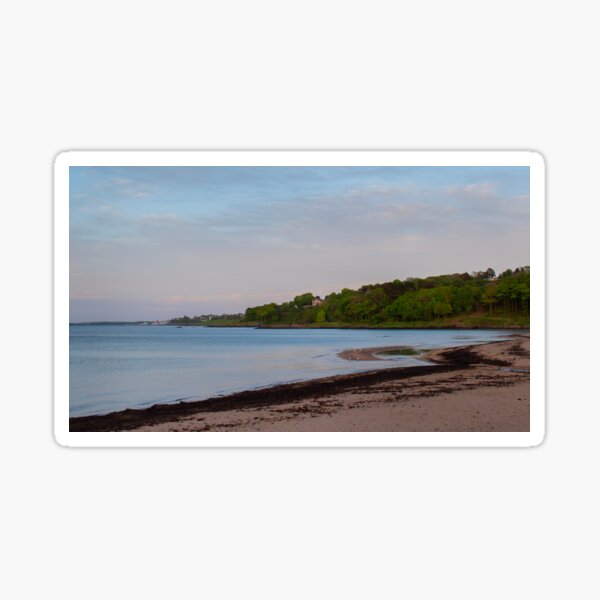 Beach at dusk Sticker