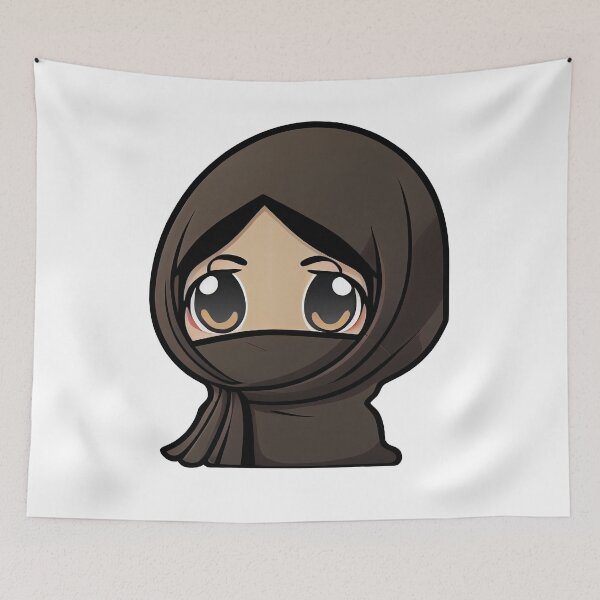 Item preview, Beautiful girl in hijab  designed and sold by MrBadDream.