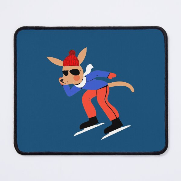 Item preview, Ice skating kangaroo designed and sold by GasconyPassion.