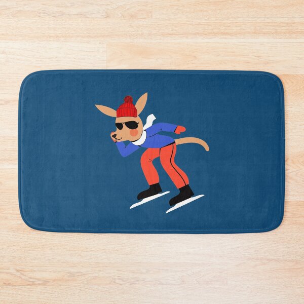 Item preview, Ice skating kangaroo designed and sold by GasconyPassion.