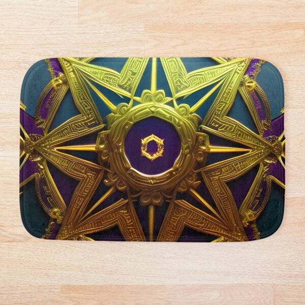 Aperçu de l'œuvre Mandala or violet créée et vendue par Illium21.