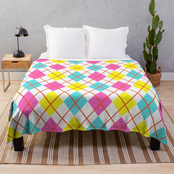 Item preview, Argyle Pink Yellow Teal designed and sold by MaresaIm.