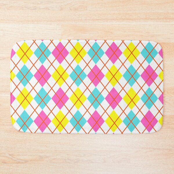 Item preview, Argyle Pink Yellow Teal designed and sold by MaresaIm.