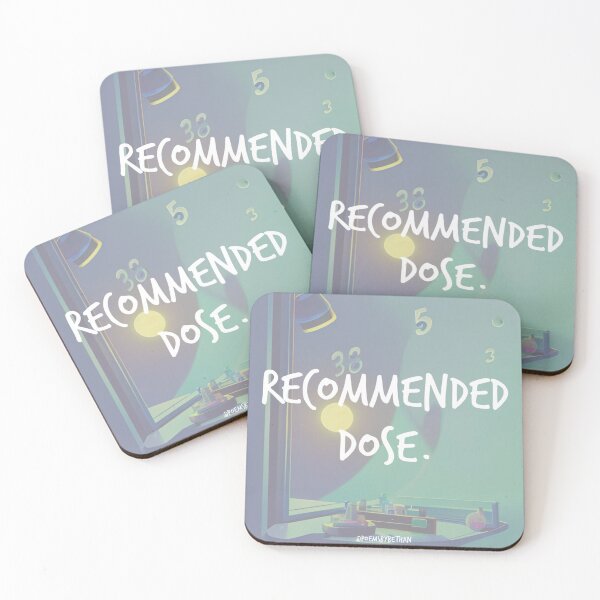 Item preview, recommended dose. designed and sold by Bethan Rose Studio.