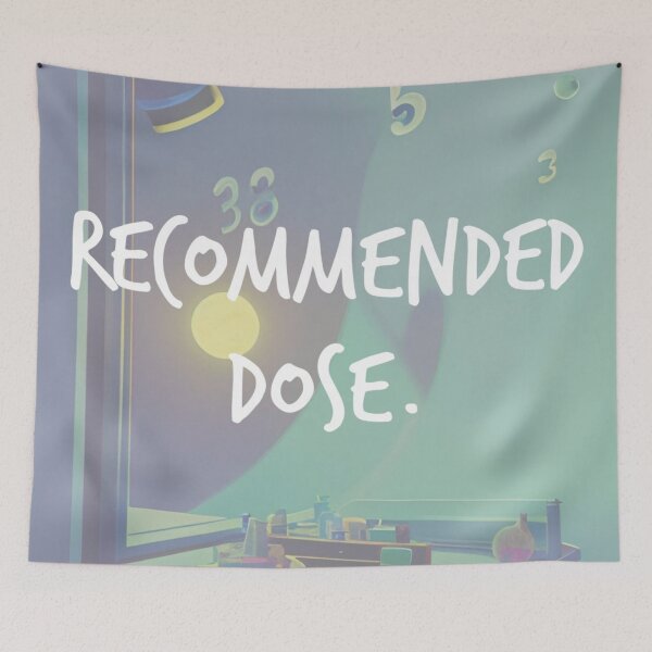 Item preview, recommended dose. designed and sold by Bethan Rose Studio.
