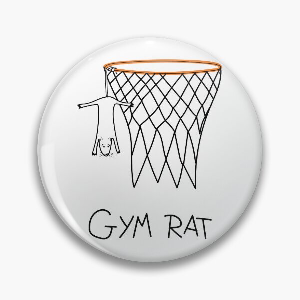 Item preview, Funny Gym Rat Basketball Hoop designed and sold by judgeart.