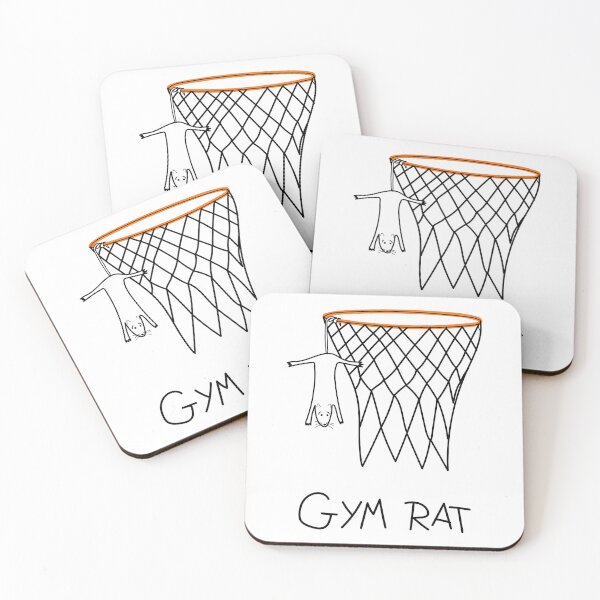 Item preview, Funny Gym Rat Basketball Hoop designed and sold by judgeart.