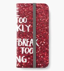 Love ends iPhone Wallet/Case/Skin