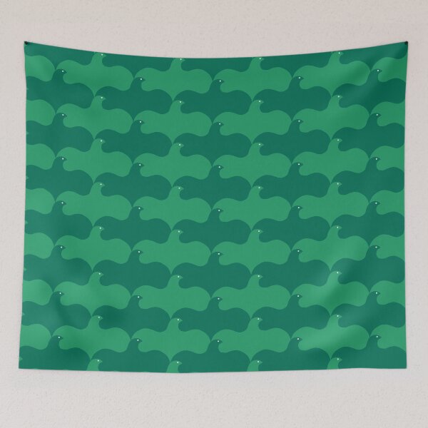 Item preview, Birds in Flight green designed and sold by Josknytt.