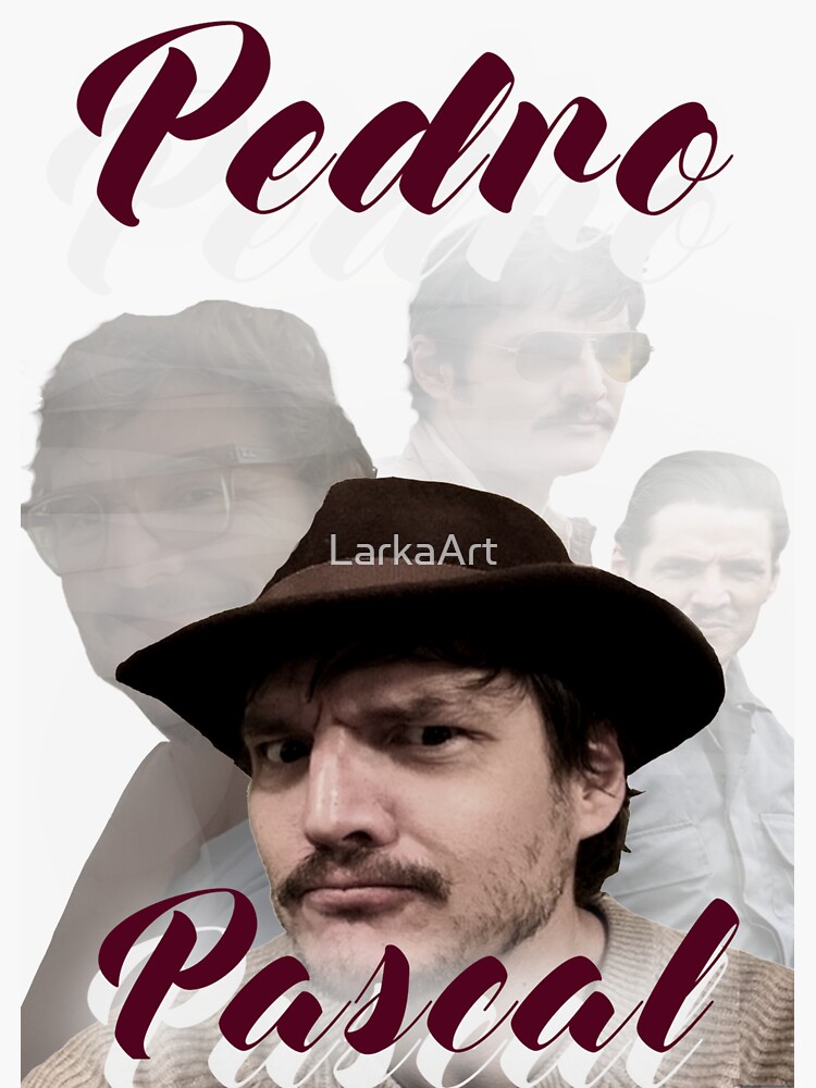 Sticker for Sale avec l'œuvre « Coffret Pedro Pascal Hot Ones » de  l'artiste iamwickedz
