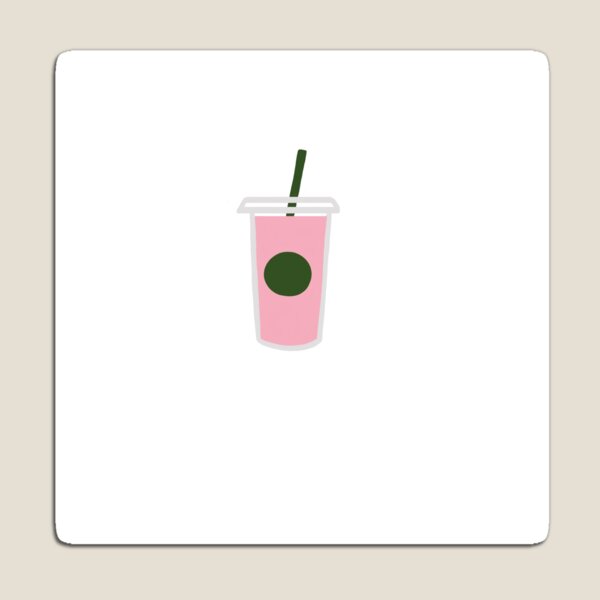 star bucks pink drink sticker Sticker for Sale by isacreatesss