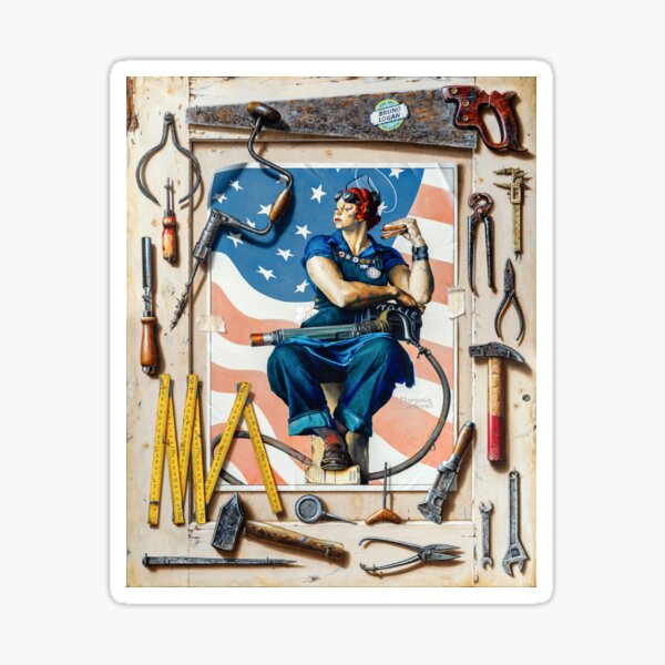 Comment bricoler un hommage à norman rockwell Sticker
