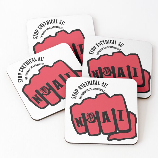 Item preview, Stop Unethical AI  designed and sold by Art-For-Humans.