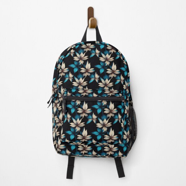 Item preview, Dark Blue Flower Pattern designed and sold by GloomyBazaar.