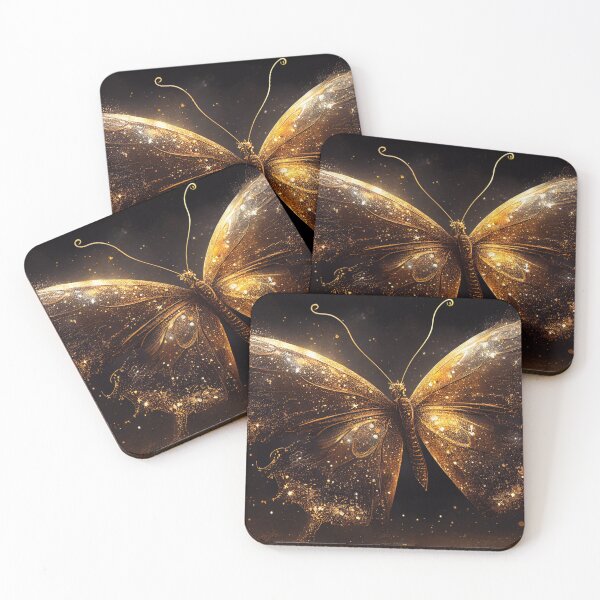 Item preview, Mystic Butterfly Gold Sparkles M4 designed and sold by Goddess888.