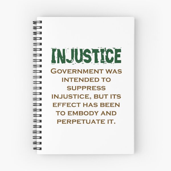 Item preview, Government Was Intended - Injustice Quote designed and sold by CrankyOldDude.