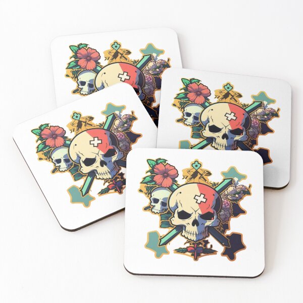 Item preview, Skull and Rose designed and sold by Digital-Space.