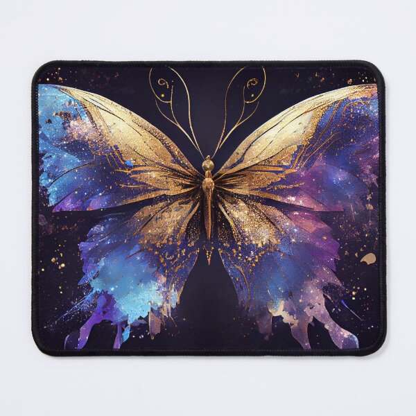 Item preview, Mystic Butterfly Purple Blue and Gold Sparkles M1 designed and sold by Goddess888.